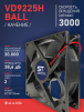 Вентилятор  VD 9225H Ball (качения) 12V, 3000 об.мин, 0,3А - st-e.info - Благовещенск