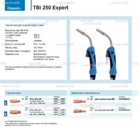Горелка для полуавтоматической сварки TBi 250 Expert, длина 4 m. - st-e.info - Благовещенск