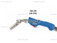 Горелка для полуавтоматической сварки TBi 250-blue-ESG, длина 4 метра - st-e.info - Благовещенск