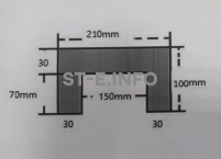 Гофрозащита усиленная 7000x210x30 для станков  - st-e.info - Благовещенск