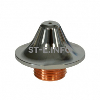 Сопло одинарное хромированное 1,4 мм арт. 1572362-1,4 - st-e.info - Благовещенск