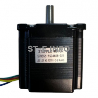 Двухфазный шаговый двигатель 57HS56-1504А08-D21 вал 8,00 мм - st-e.info - Благовещенск