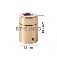 Защитный колпачок с защитным стеклом для QBH коннектора оптоволокна MAXQBHE05 - st-e.info - Благовещенск