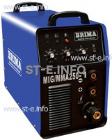 Сварочный инверторный полуавтомат Brima MIG/MMA-250-1 (380)  - st-e.info - Благовещенск