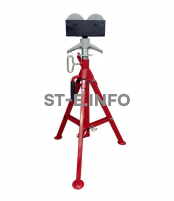 Опора высокая роликовая для труб ST 32-55 диаметр труб 12-300 см - st-e.info - Благовещенск