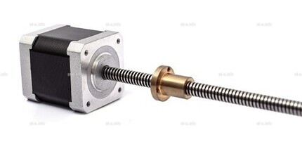 Шаговый двигатель 42HSL48-1204JA08-E146 (Tr8*4) - st-e.info - Благовещенск