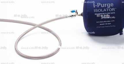 Односторонняя заглушка с трубкой и клапаном ISO 36" (914 mm)  - st-e.info - Благовещенск