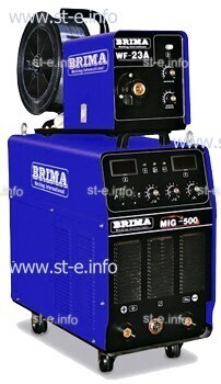 Сварочный инверторный полуавтомат Brima MIG-500 - st-e.info - Благовещенск